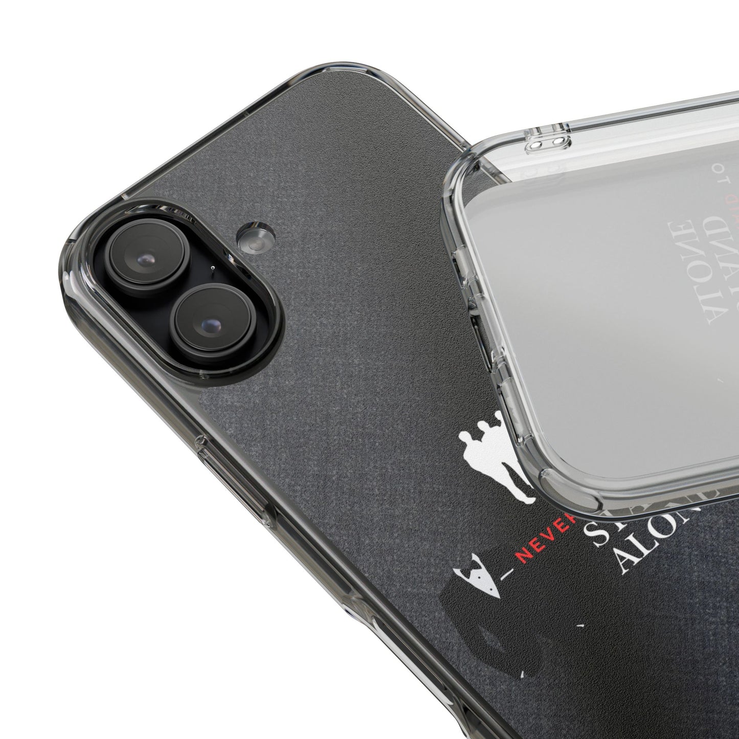 Clear Phone Case – Stand Alone