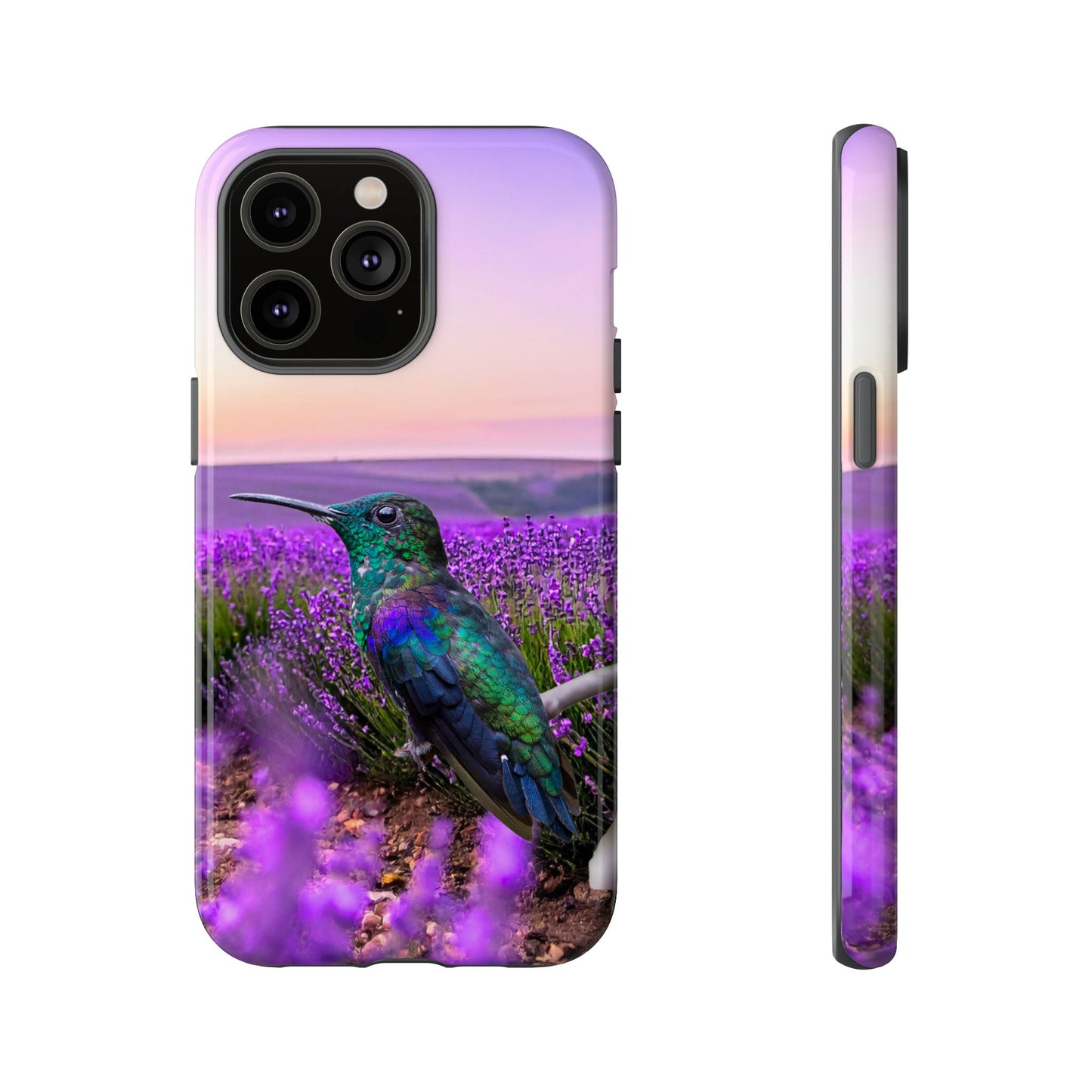 Protective Phone Case – Hummingbird Reverie