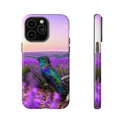 Protective Phone Case – Hummingbird Reverie