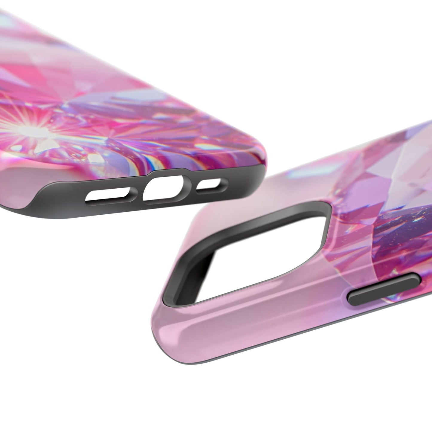Impact-Resistant Phone Case – Pink Ice