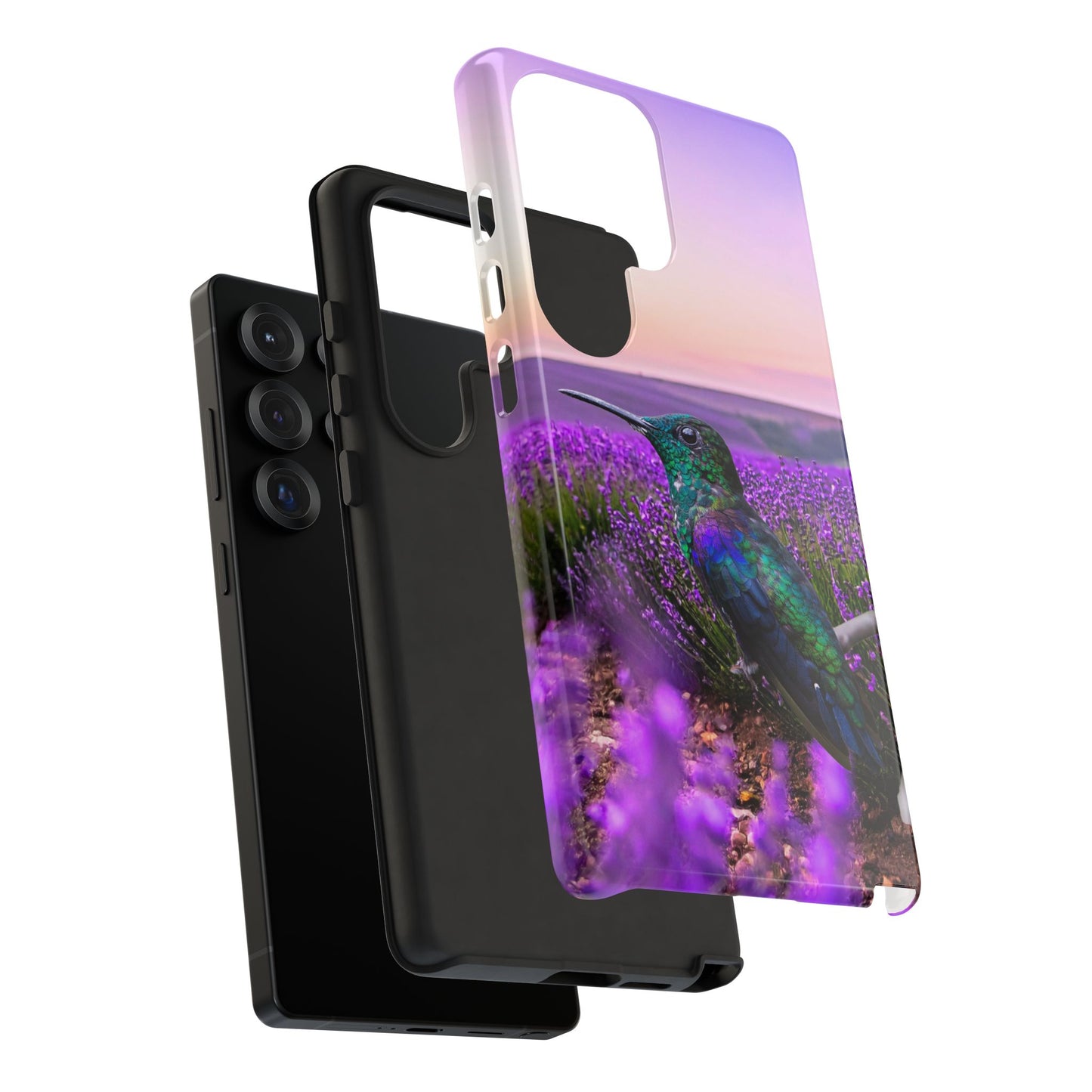 Protective Phone Case – Hummingbird Reverie