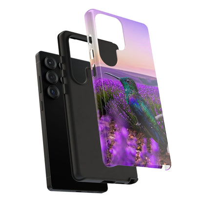 Protective Phone Case – Hummingbird Reverie