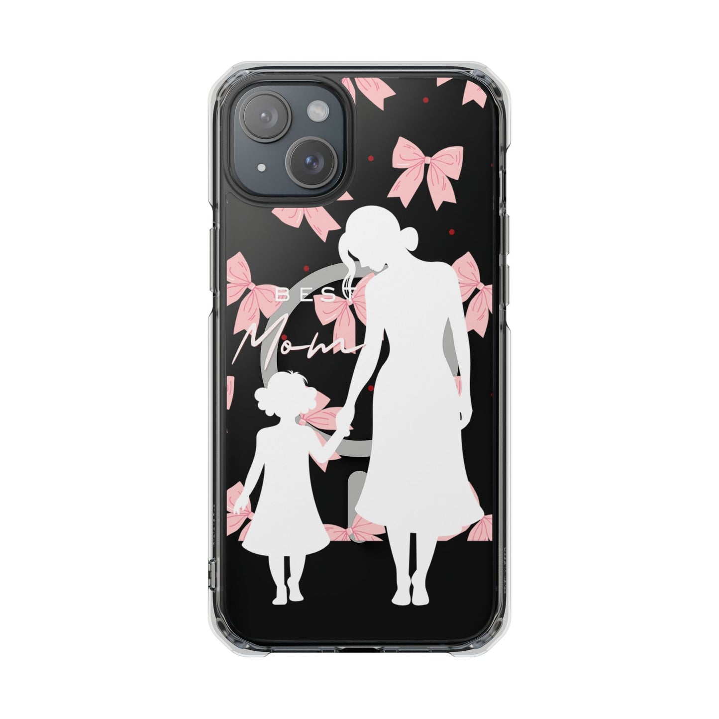 Clear Magnetic Phone Case – Best Mom: My Little Girl