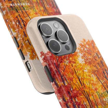 Impact-Resistant Phone Case – Autumn Remembered – Compatible with iPhone 11–17 & Samsung Galaxy S22–S26 Series