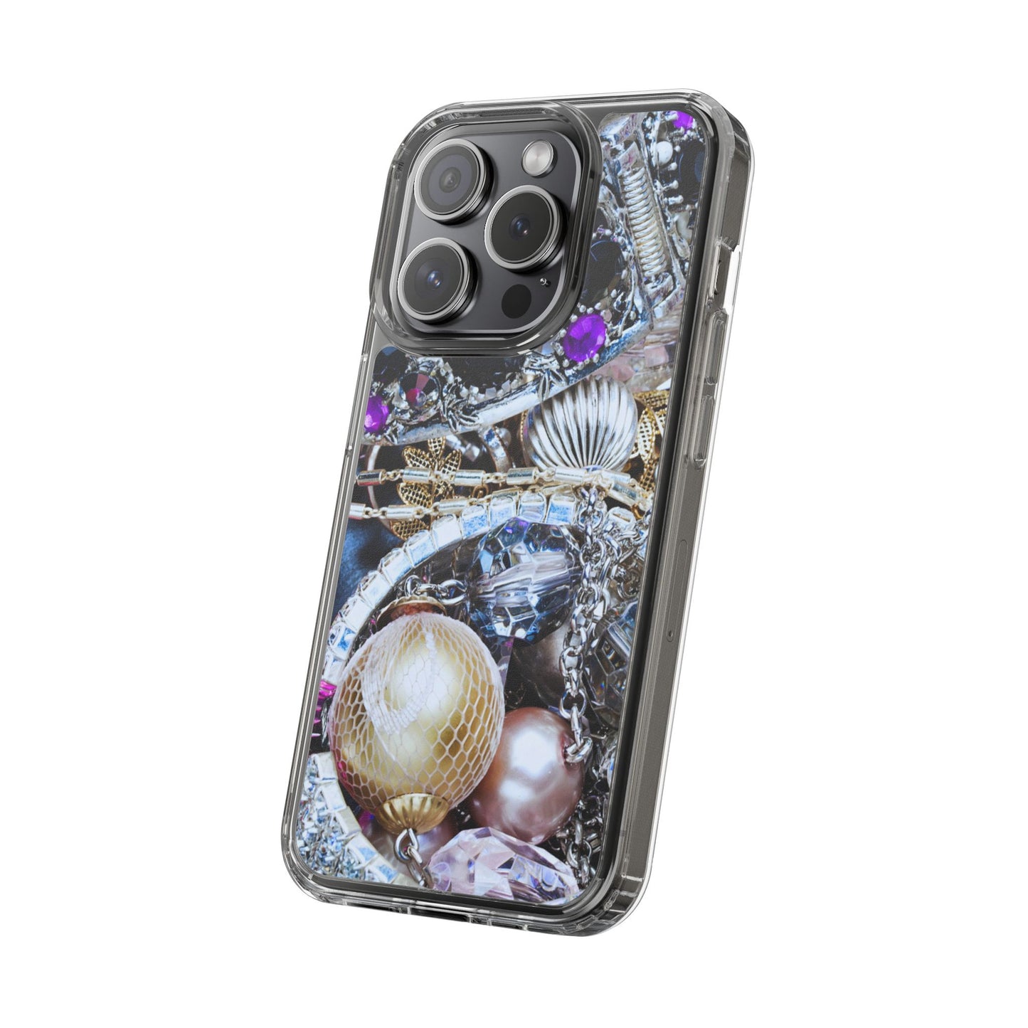 Clear Phone Case – Chrome Jewel