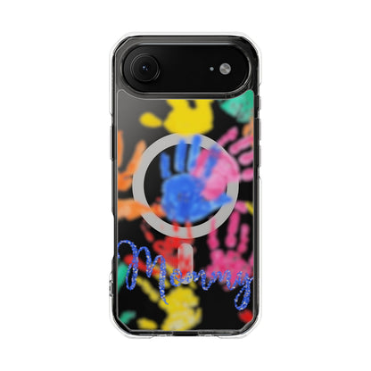 Clear Magnetic Phone Case – Handprint Memories