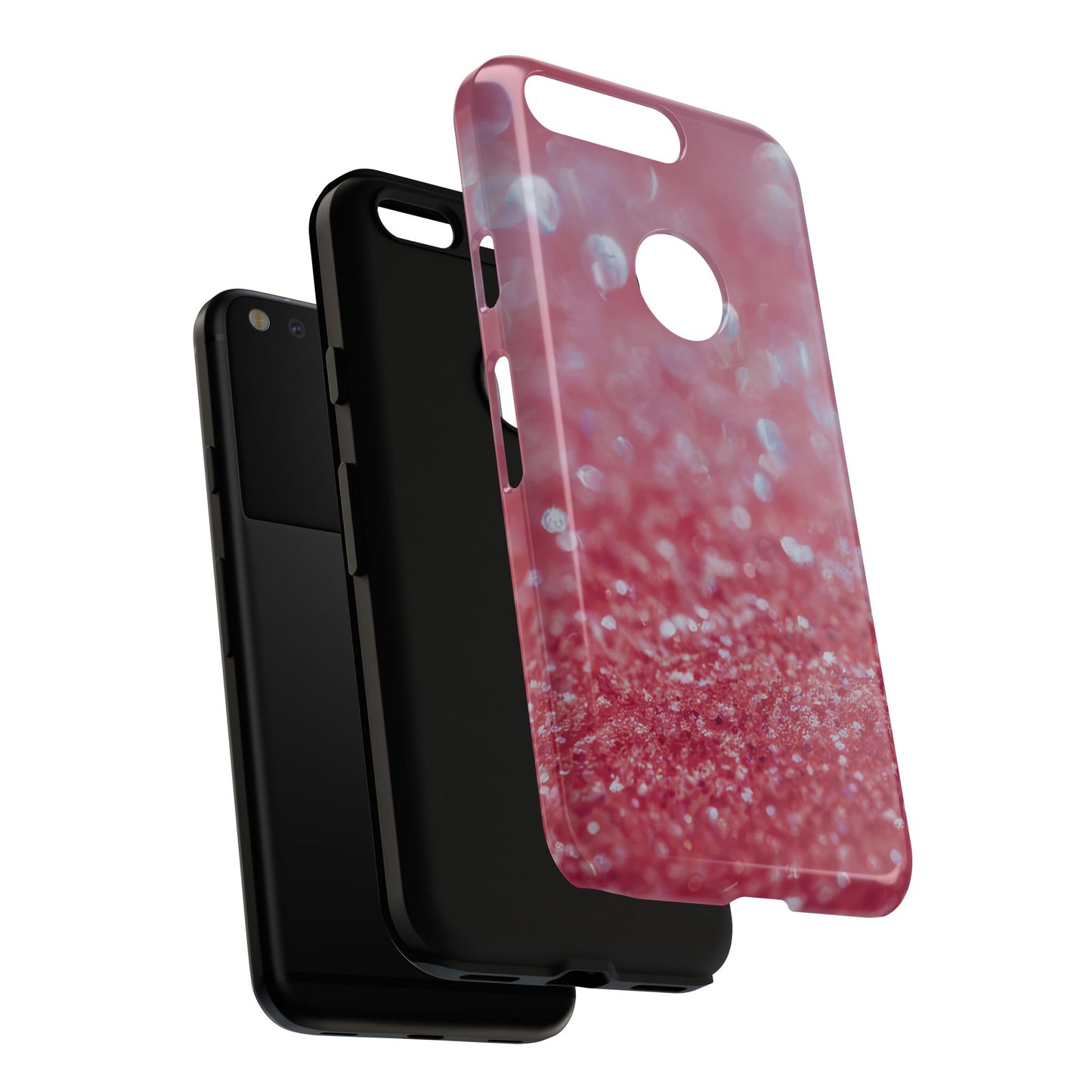 Protective Phone Case – Rosé Sparkle