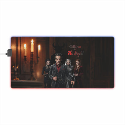 Gaming LED Desk Mat – Dark Dynasty