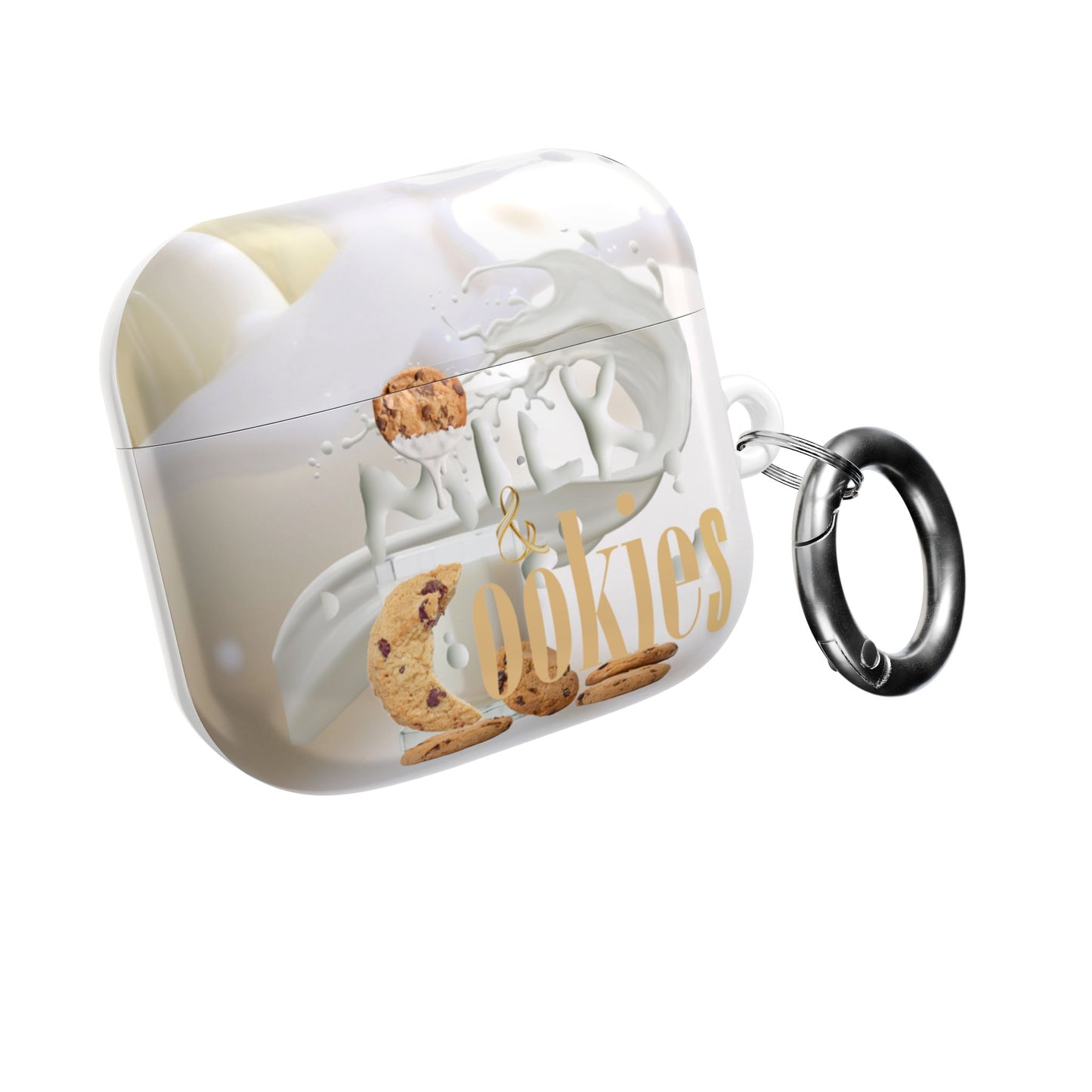 Earbud Case Cover – Milk & Cookies