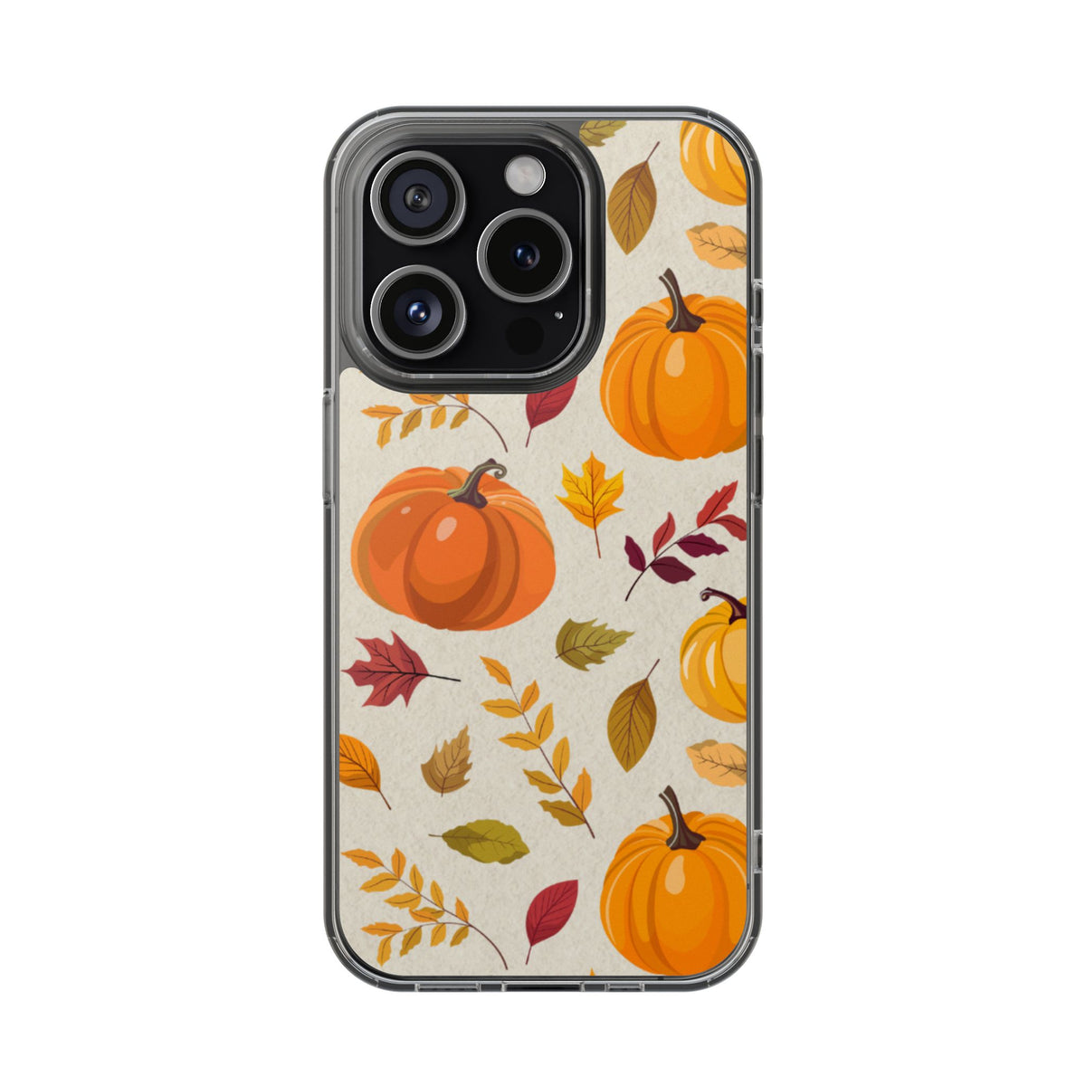 Clear Phone Case – Falling for Pumpkin