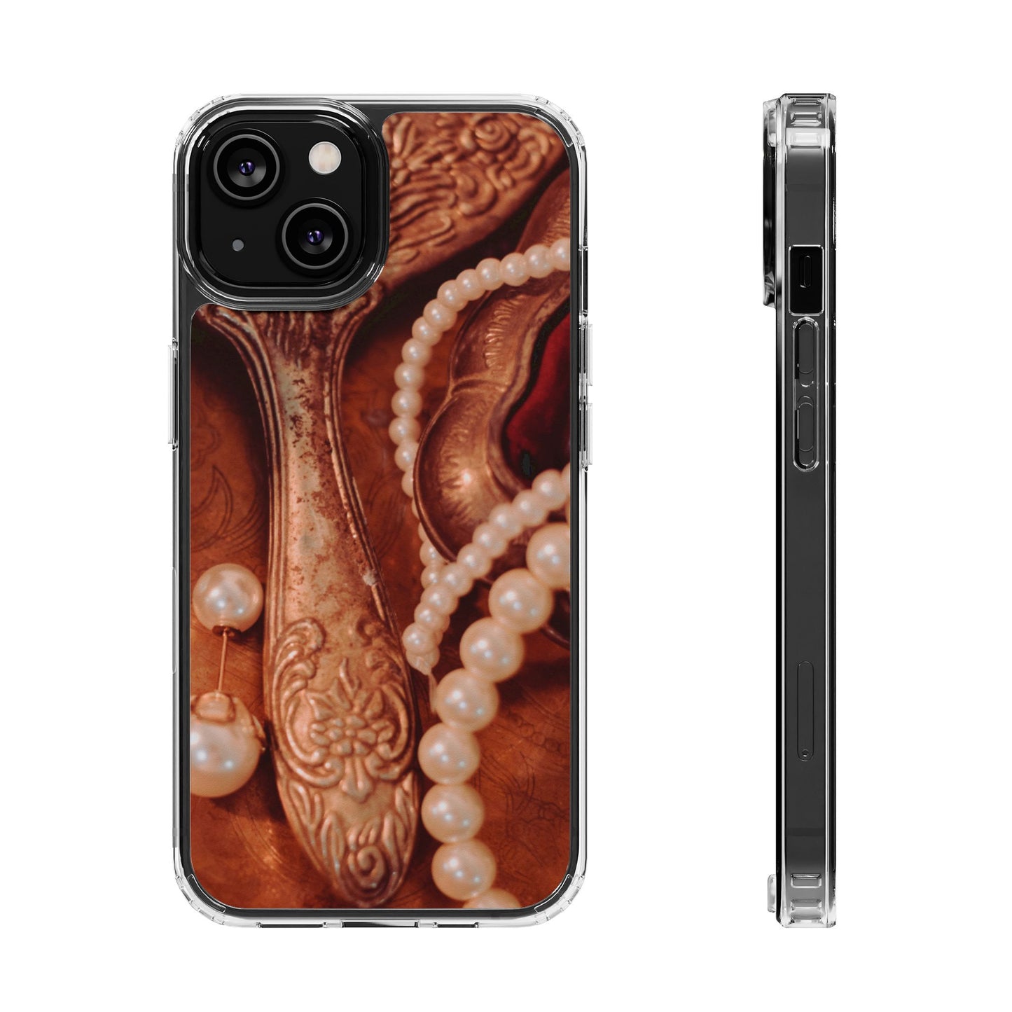 Clear Phone Case – Bronze Vanity