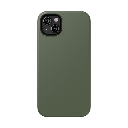 Impact-Resistant Phone Case — Military Green Protective Shockproof Cover