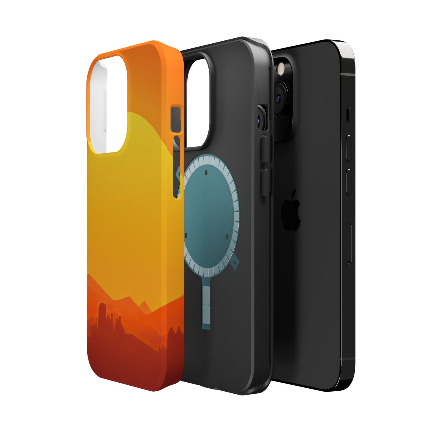 Wireless-Charging Compatible Case – Desert Sunrise