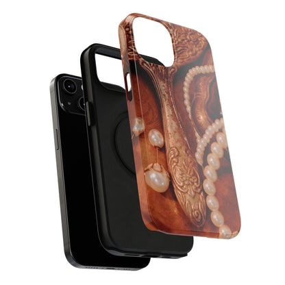 Impact-Resistant Phone Case – Bronze Vanity