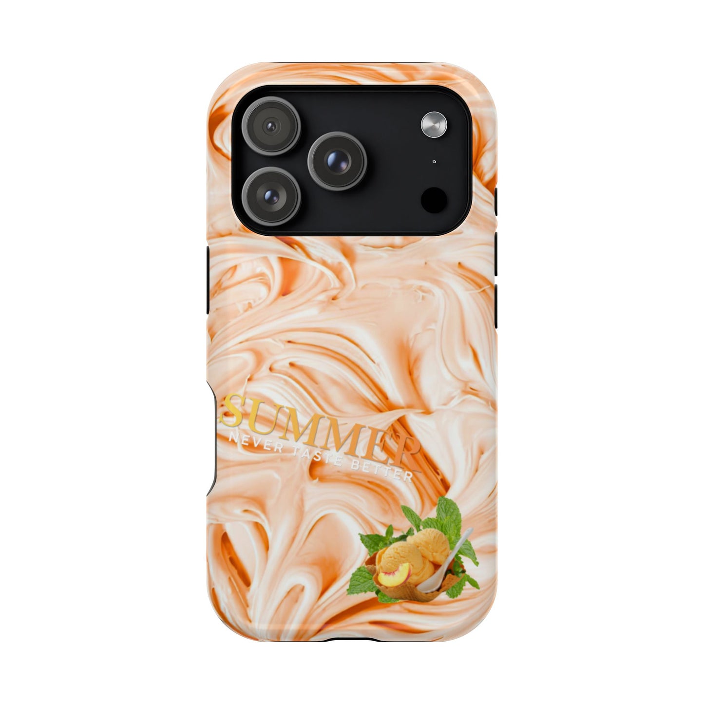 Impact-Resistant Phone Case – Peach Sorbet