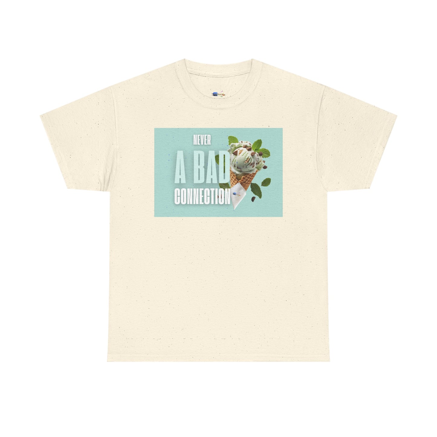 Never a Bad Connection – Mint Ice Cream Graphic T-Shirt