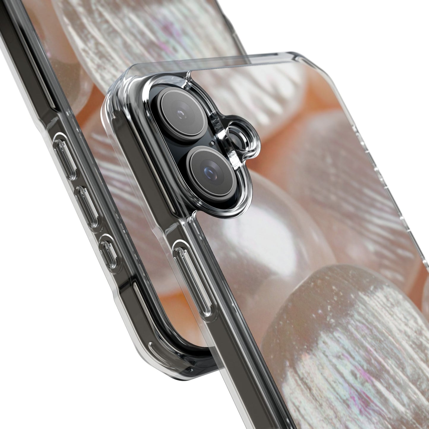 Clear Magnetic Phone Case – Blush Pearl