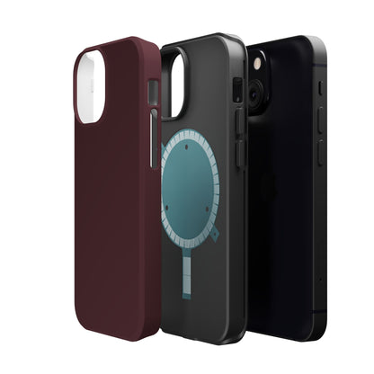 Wireless-Charging Compatible Case – Mulled Wine – Compatible with iPhone 13–17 & Samsung Galaxy S25–S26 Series