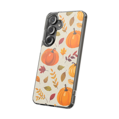 Clear Phone Case – Falling for Pumpkin