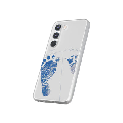 Flexi Case – Mom’s Little Blue Footprints