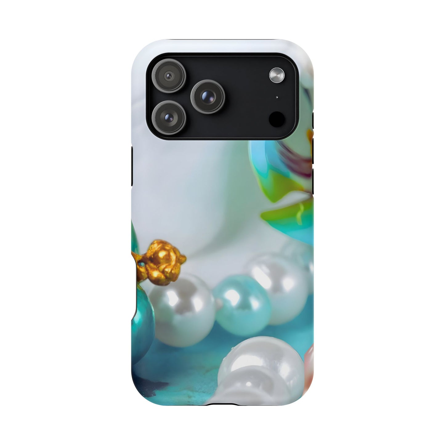 Wireless-Charging Compatible Case – Mermaid’s Pearl