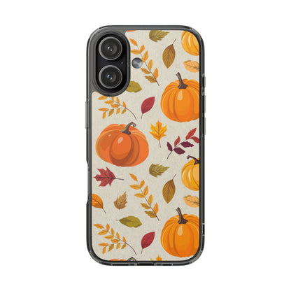 Clear Phone Case – Falling for Pumpkin