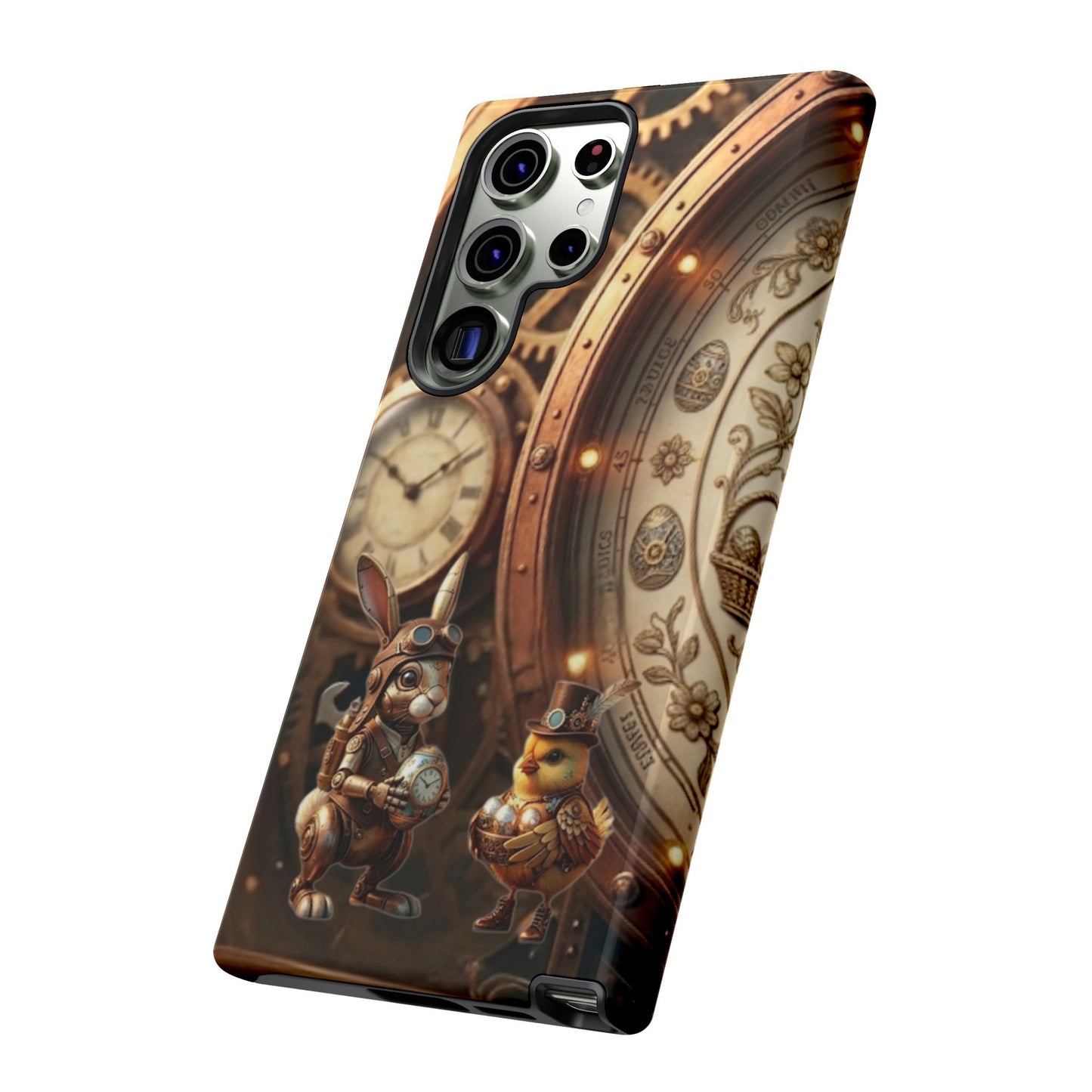 Protective Phone Case – Clockwork Cottontail