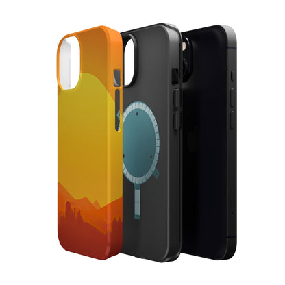 Wireless-Charging Compatible Case – Desert Sunrise