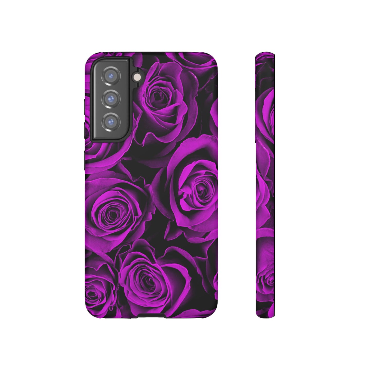 Protective Phone Case – Amethyst Roses