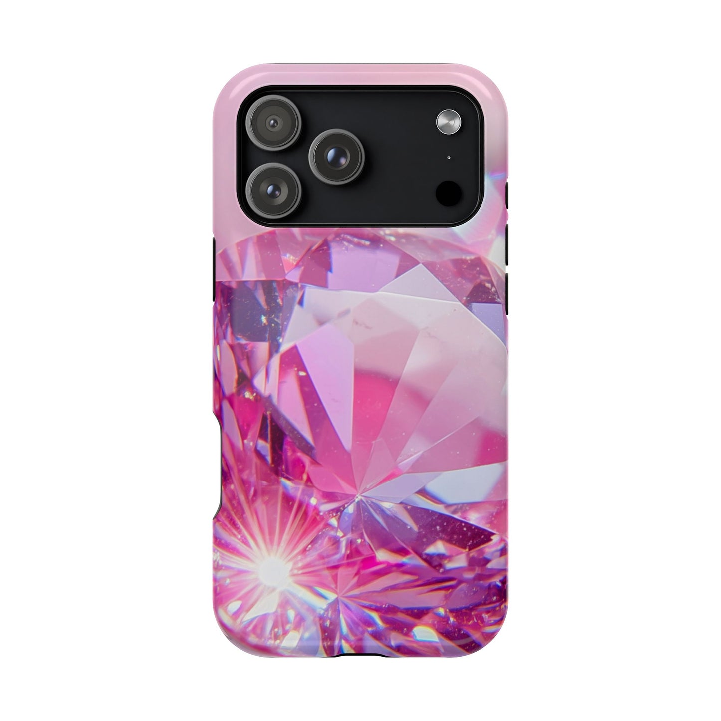 Impact-Resistant Phone Case – Pink Ice