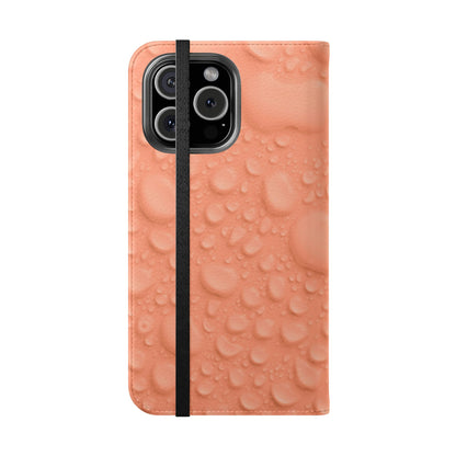 Flip Case - Apricot Rain