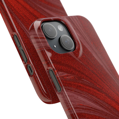 Snap Phone Case – Crimson Current