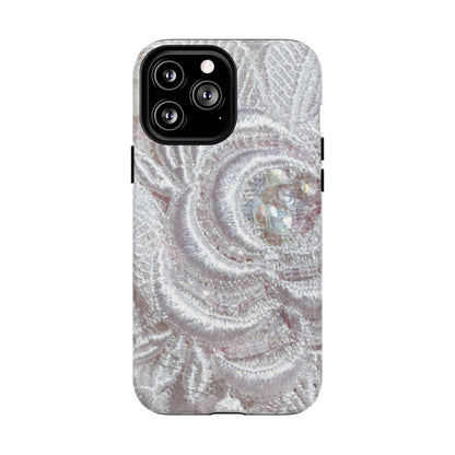 Protective Magnetic Phone Case – Lace Veil