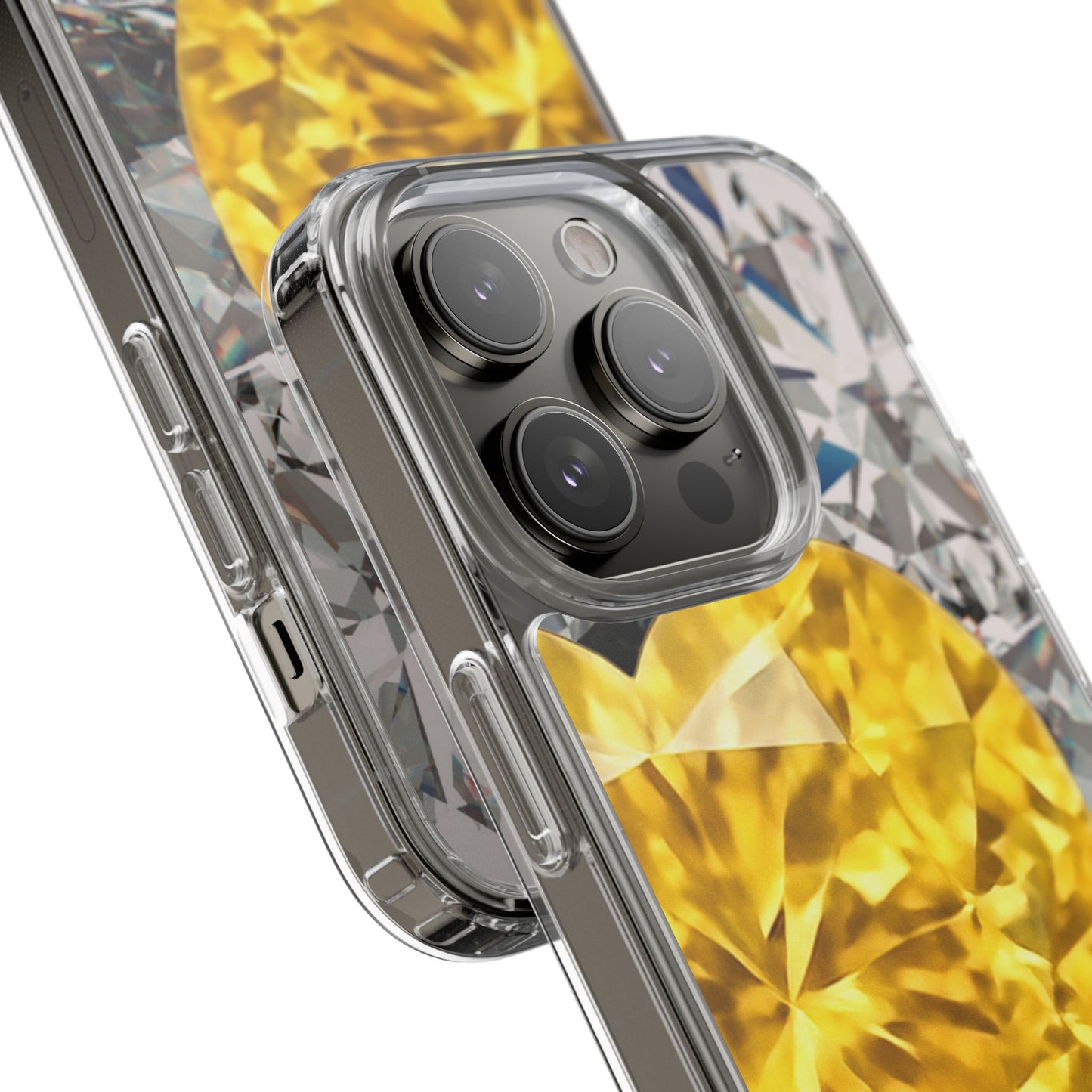 Clear Phone Case – Heart of Gold