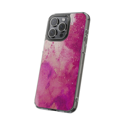 Clear Phone Case – Spilled Wine