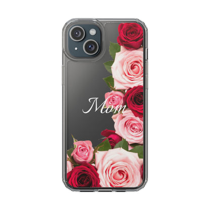 Clear Phone Case – Mom’s Rose Bouquet