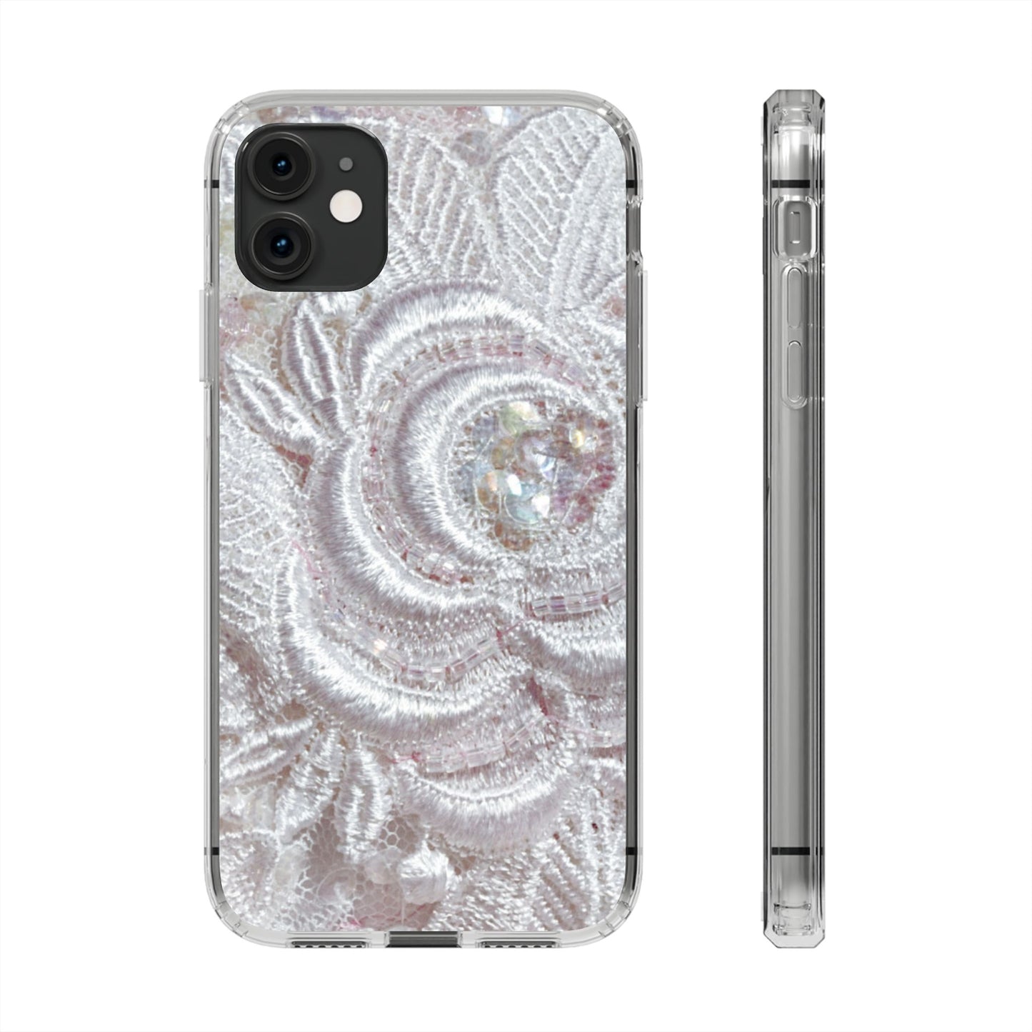 Clear Phone Case – Lace Veil