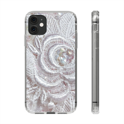 Clear Phone Case – Lace Veil