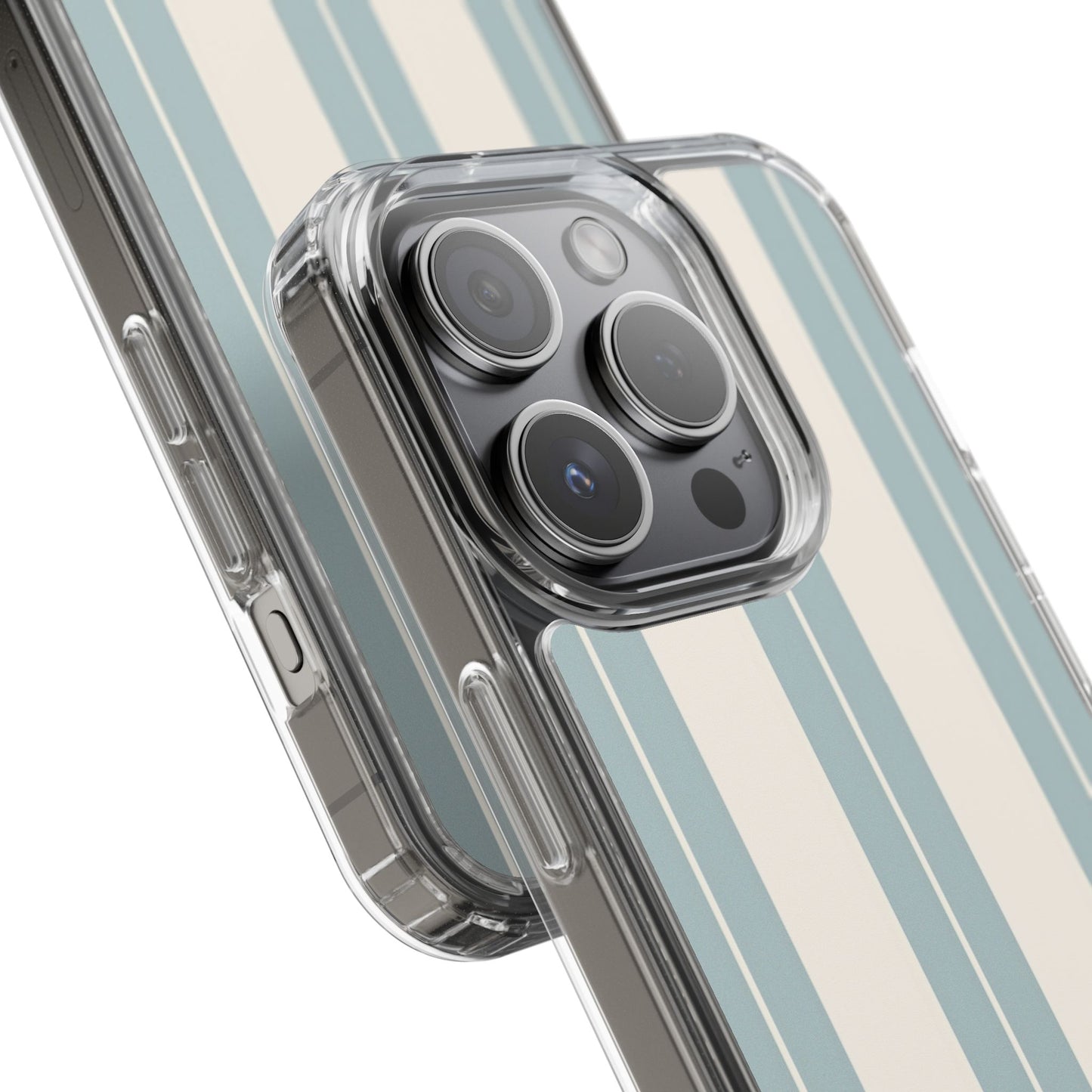 Clear Phone Case – Coastal Stripe