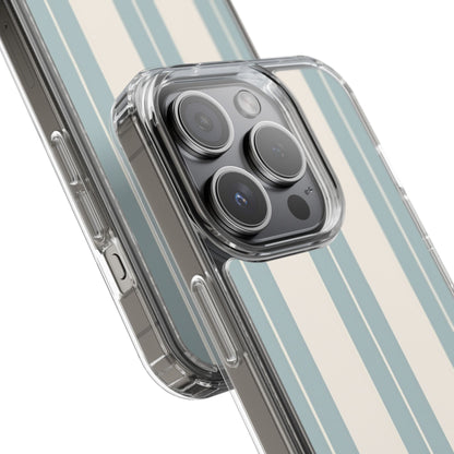 Clear Phone Case – Coastal Stripe