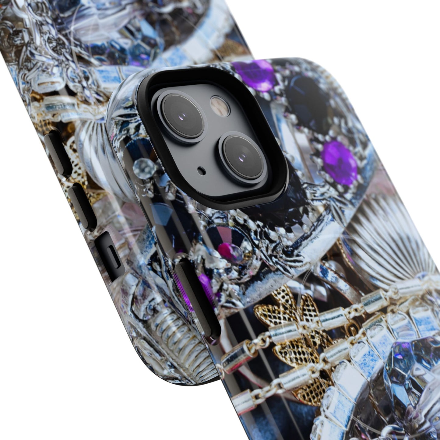 Protective Magnetic Phone Case – Chrome Jewel