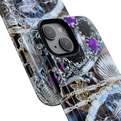 Protective Magnetic Phone Case – Chrome Jewel