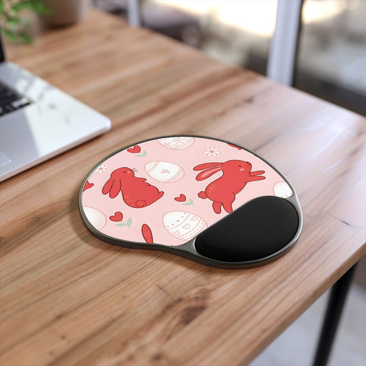 Ergonomic Mouse Pad – Hop & Hearts
