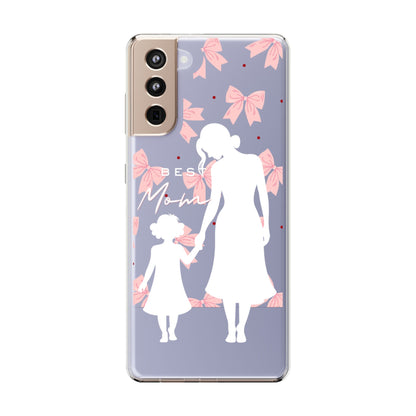 Clear Phone Case – Best Mom: My Little Girl