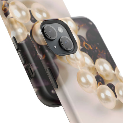 Impact-Resistant Phone Case – Noir Pearl