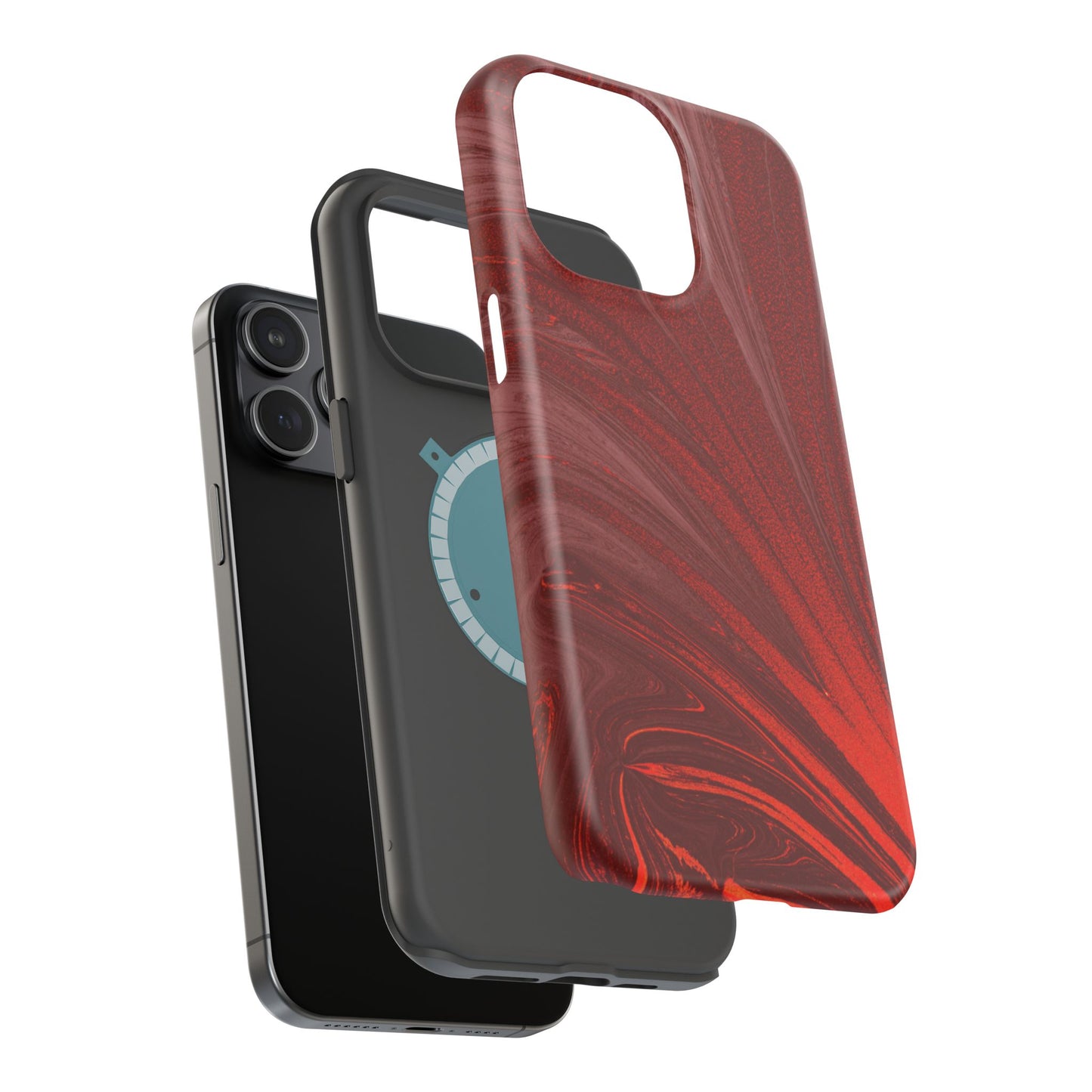 Wireless-Charging Compatible Case – Crimson Current