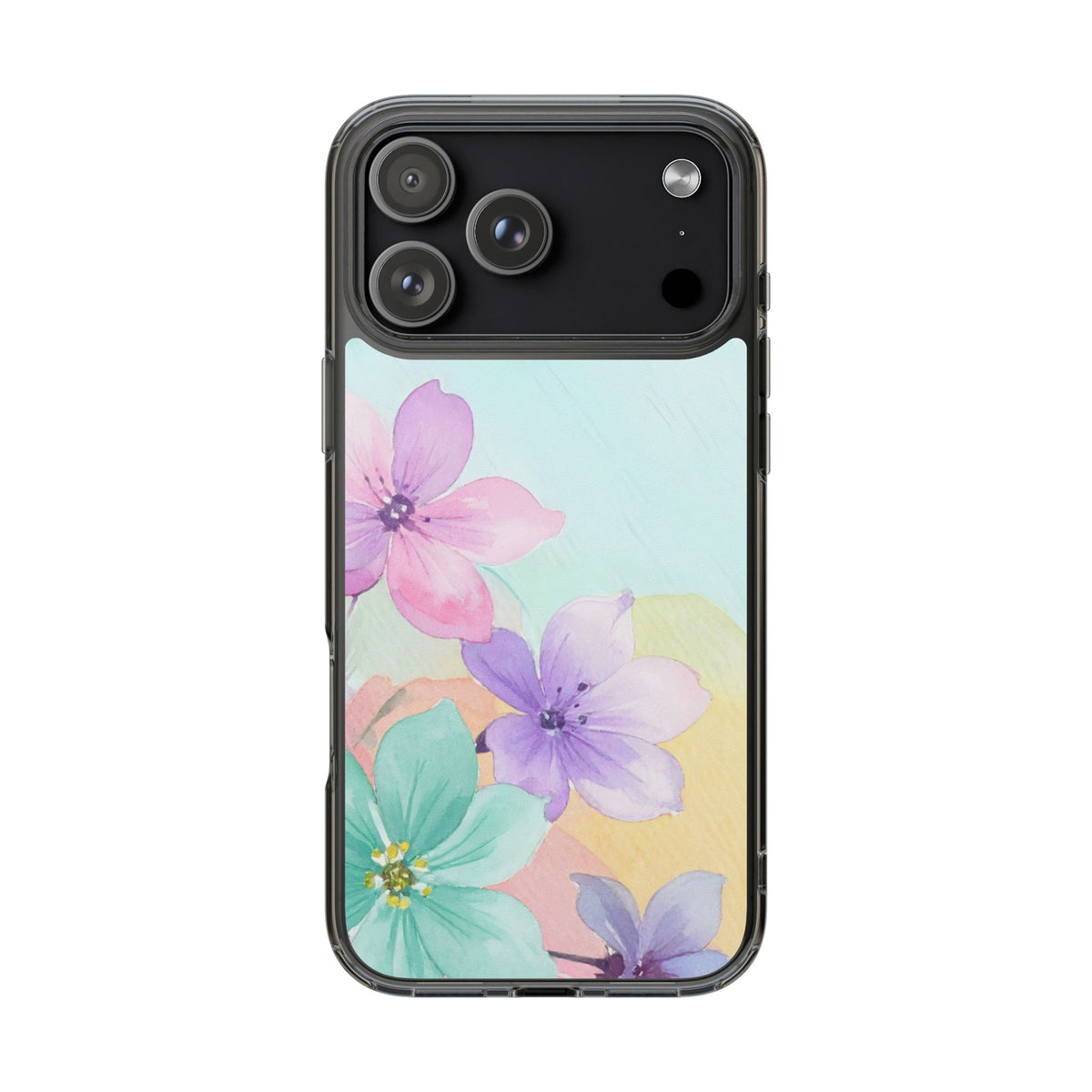 Clear Phone Case – Water Petal