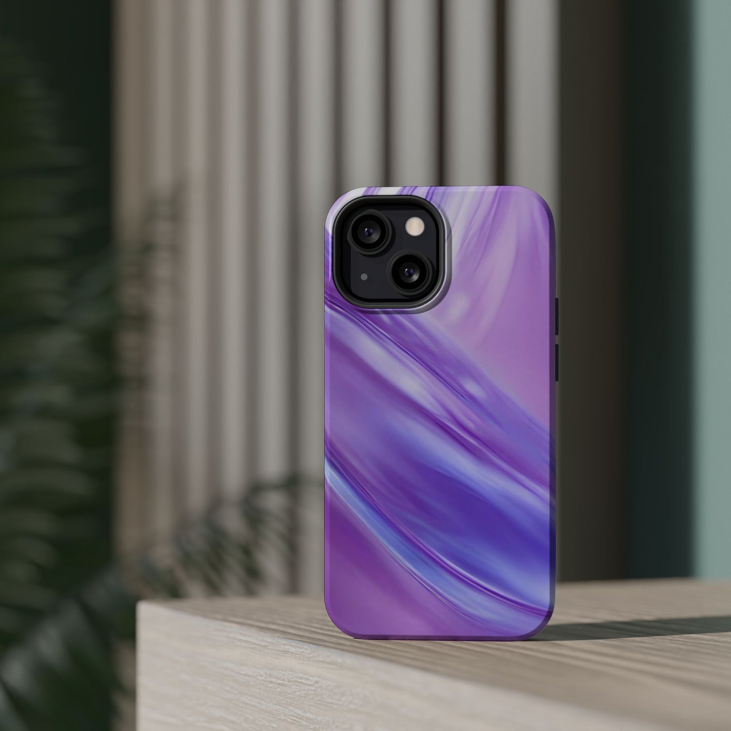 Wireless-Charging Compatible Case – Lavender Wave