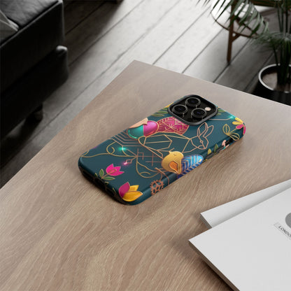 Protective Phone Case – Jeweled Garden