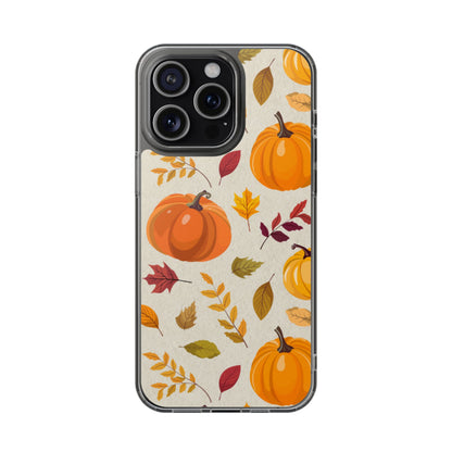 Clear Phone Case – Falling for Pumpkin